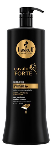 Haskell Cavalo Forte Shampoo 1l Mascara 1kg Leave-in Kit