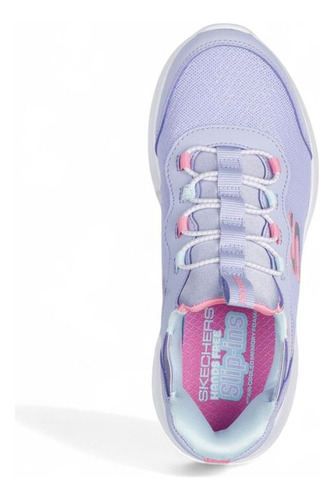 Zapatillas Niñas Skechers Slips In Bounder Lavanda