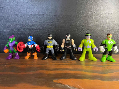 Imagen 1 de 2 de Imaginext Dc Y Marvel Playskool Figuras. Precio Por Pieza.