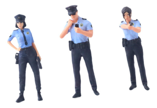 3 Figuras A Escala 1/64, Modelo De Tren, Diorama