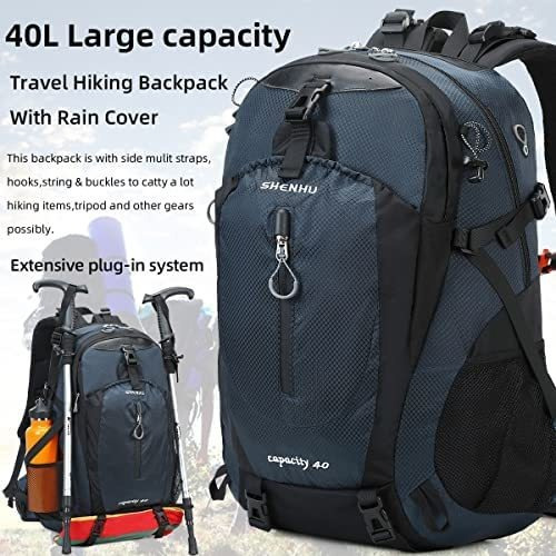 Shenhu Mochila De Senderismo 40l Mochila Impermeable Deporte