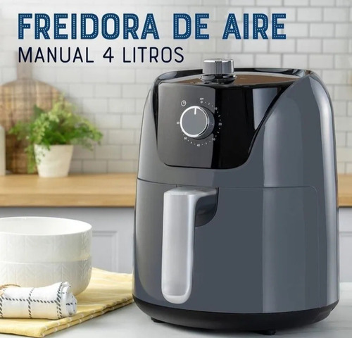 Freidora De Aire Marca Oster De 4 Litros Manual Color Negro