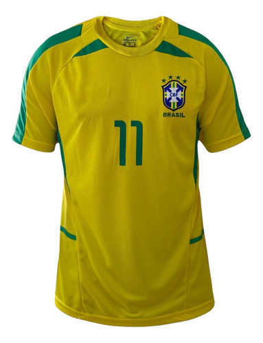 Camisetas Brasil 2002 (ronaldinho)