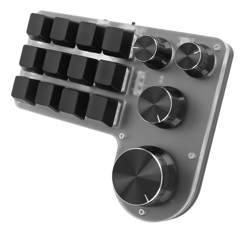 Teclado Mecánico Macro Usb Para Juegos, 12 Teclas Y 4 Botone