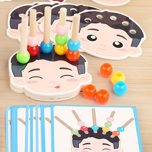 Secuenciación De Cuentas De Madera Toy Learning Toy
