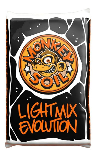 Imagen 1 de 4 de Sustrato Premiun Light Mix Evolution 70 Lt. Monkey Soil