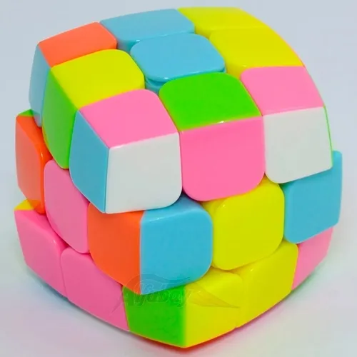 Cubo Mágico 3x3x3 Arredondado Pillow Candy Colors