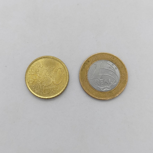 Antiga Moeda De 50 Centavos Euro Ano 2000 Espanha - 16457n (Usado)