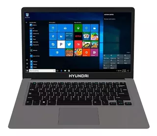 Laptop Hybook 14.1' Intel Celeron Dual 4gb 128gb W10 Pro