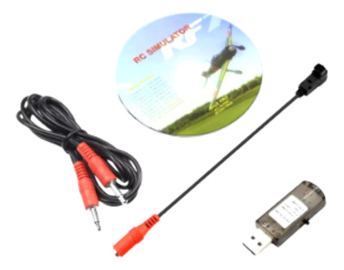 Rádio Futaba T6ex 2.4ghz 6-canais + Receptor + Simulador Rc (Usado)