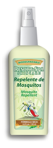 Repelente De Mosquito Jején, 125 Ml Biodegrafable Org Y Nat