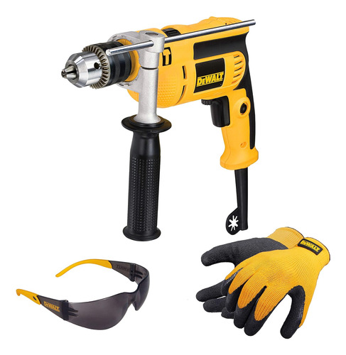 Dewalt Rotomartillo 1/2 Pulgadas 650w Con Guantes Y Lentes