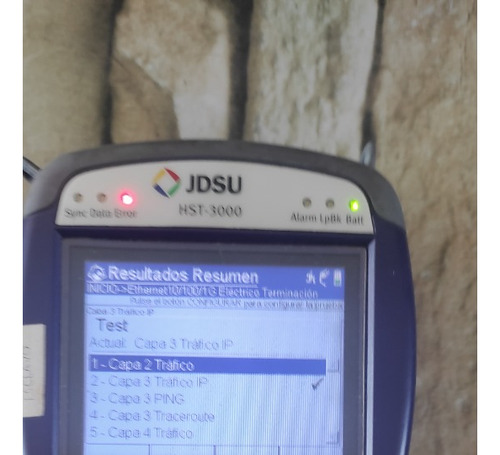 2 Equipos Jdsu Hst-3000 Modulo Ethernet 1g Rfc2544 - Y1564 (Usado)