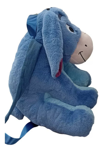 Peluche Mochila Burro Igor Azul 40cm Winnie Pooh Original Azul