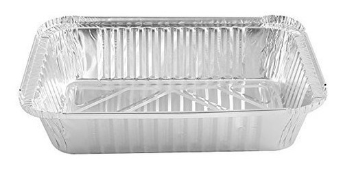 Recipientes De Aluminio Party Bargains - (50 Unids) 9x6x2.