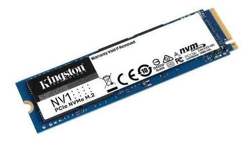 Imagen 2 de 5 de Disco Solido Interno Kingston Ssd 500gb M.2 Snvs/500g Nvme
