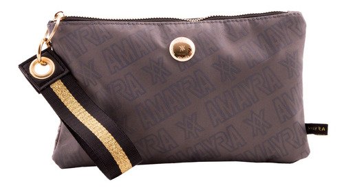 Imagen 8 de 10 de Cartera Clutch Amayra Mujer Dama Estampado Correa Pp