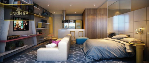 Imagem 2 de 13 de Studio Com 1 Dormitório À Venda, 42 M² Por R$ 609.942,00 - Campo Belo - São Paulo/sp - St0850