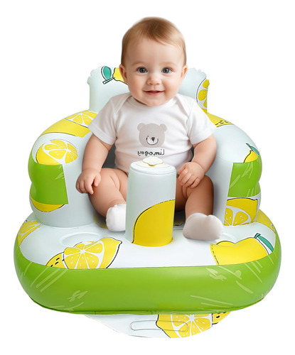 Asiento Inflable Para Bebé 3 Meses Silla Verano Con Bomba