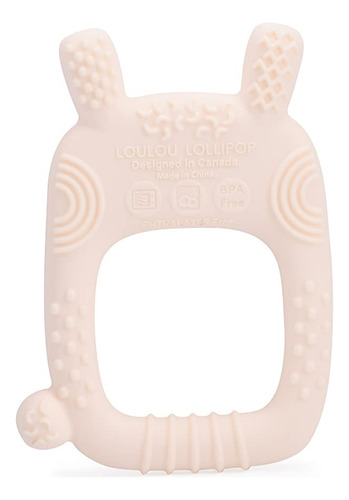 Loulou Lollipop Wild Silicone Baby Mordedor - Conejito