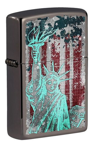 Zippo Statue Of Liberty Design Original Garantia 29021