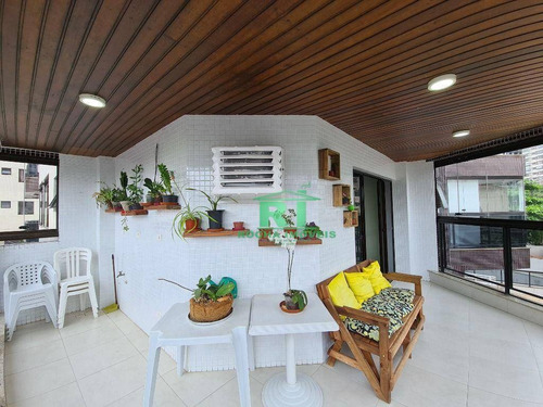 Imagem 6 de 22 de Apartamento Na Praia, 3 Dormitórios, Sendo 2 Suítes, Sacada, Piscina, 1 Vaga De Garagem, Praia Das Astúrias - Guarujá/sp. - Ap3869