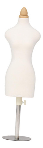 Mini Manequim De Costura Em Forma De Vestido, L E Prata
