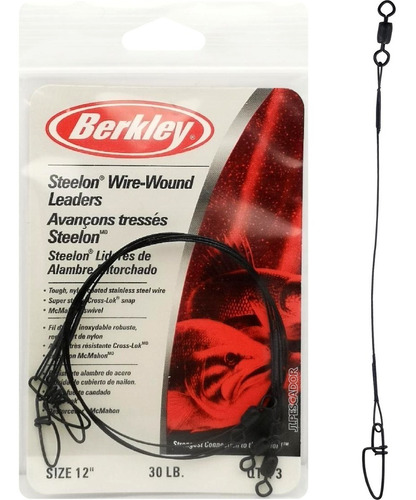 Lider Leader Berkley Guaya Pesca Salada Dulce 30 Lb 30 Cm X3