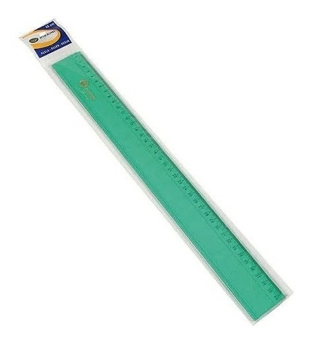 Imagen 1 de 1 de Regla Pizzini 50 Cm Verde