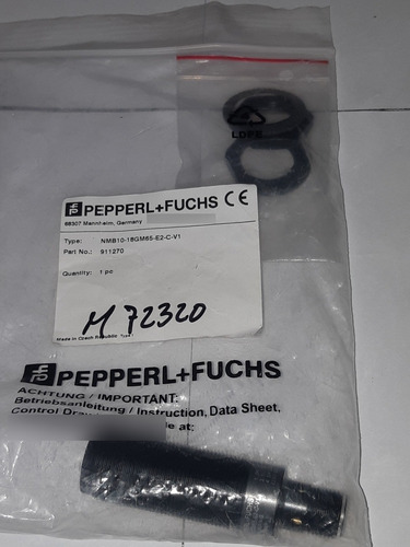 Pepperl & Fuchs Sensor Inductivo Nmb10-18gm65-e2-c-v1 (Usado)