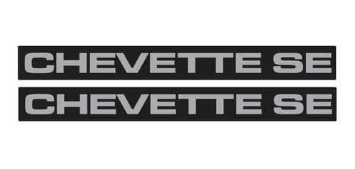 Adesivo Chevrolet Chevette Se Para Friso Lateral Par Cvt02