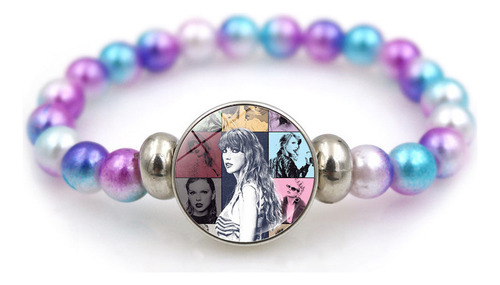 12 Pulseras Taylor Swift, Pulseras Con Cuentas