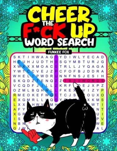 Book : Cheer The F*ck Up Word Search A Collection Of...
