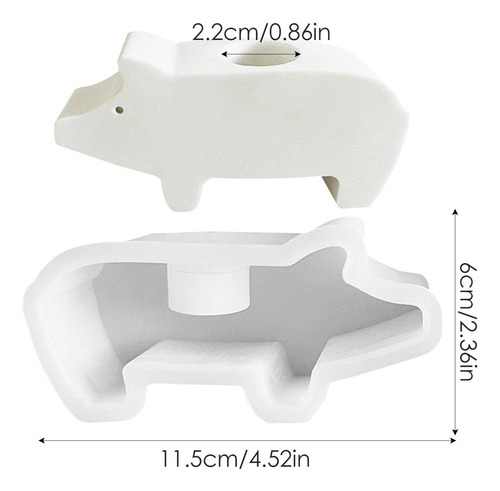 Molde Portavelas Con Forma De Animal, Molde De Resina Epoxi