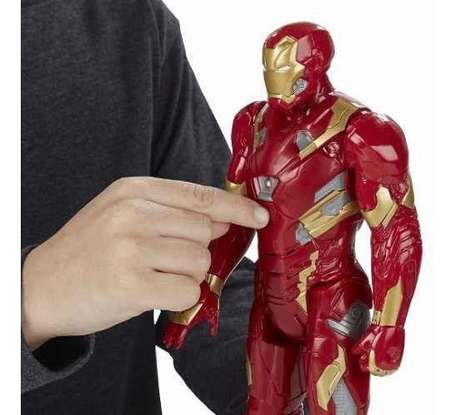 Imagem 4 de 4 de Boneco Homem De Ferro Eletrônico Titan Hero Hasbro B6177