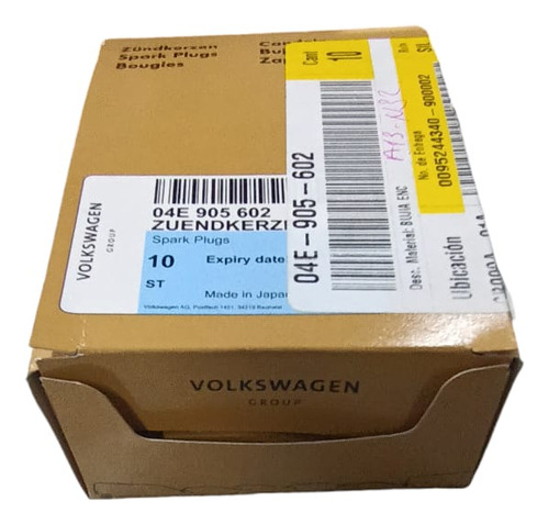 Bujia De Platino Original Volkswagen Nivus/ Jetta A7/ Tiguan