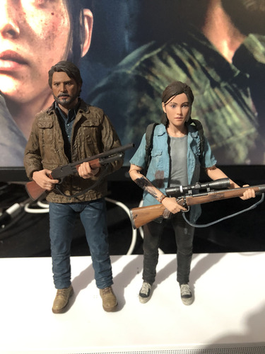 Neca The Last Of Us Paquete De 2 Unidades Joel & Ellie (Usado)