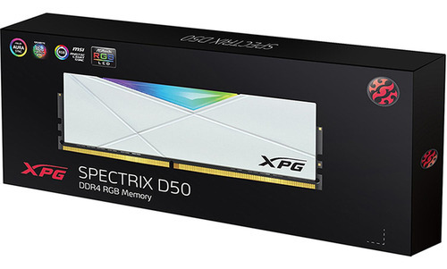 Memoria Ram Adata Xpg Spectrix D50 Ddr4 16gb 4133mhz Blanco