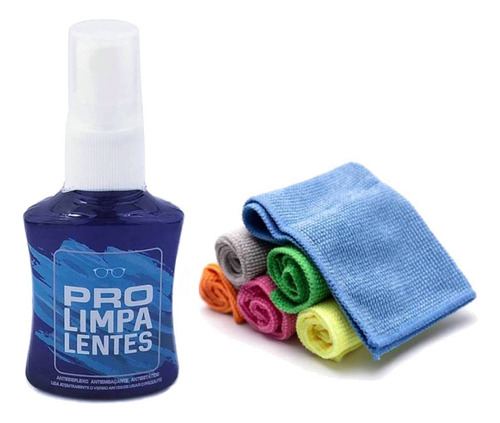 Kit 3 Limpa Viseira Capacete Moto 35ml + 3 Flanelas Magica