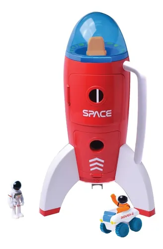 Space Explorer: Foguete Espacial com Luz e Som - Majoca Colorê Brinquedos  Educativos