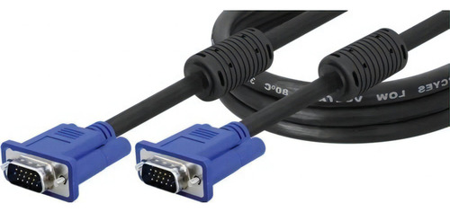 Cable de monitor VGA con filtro de interferencia de 3 m