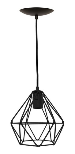 Imagem 6 de 8 de Kit 2 Pendente Aramado Diamante Para Bancada De Cozinha Top