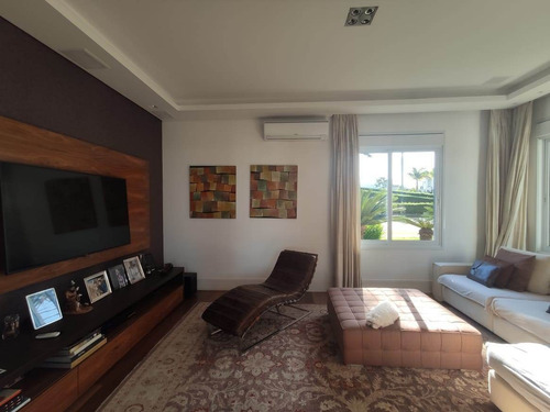 Tamboré 10 | Casa Alto Padrão | Vista Para Reserva | Piscina Aquecida | Adega Climatizada | Sala De Ginástica | 4 Suítes - Cnc1199