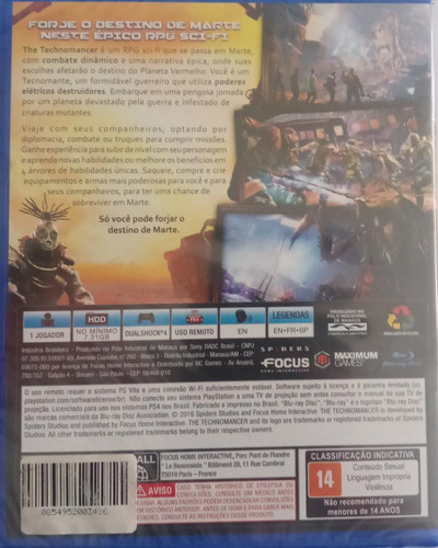 Game Ps4 The Technomancer