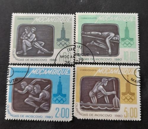 Sello Postal - Mozambique - Juegos Olímpicos, Moscú 1980 (Usado)