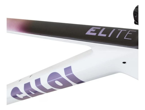 Bicicleta Caloi Elite Carbon Racing 2025 Cor Branco Tamanho Do Quadro L
