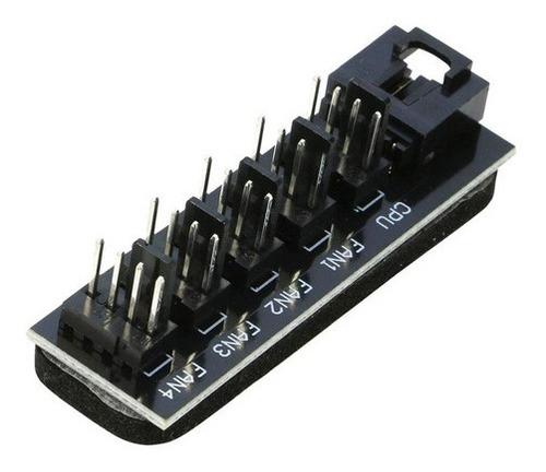 Hub Multi Fan Cooler 5 Portas Pwm Splitter Molex 12v Sleeved