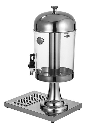 Suqueira 8 L Refresqueira Inox Dispenser Suco Bebidas Buffet