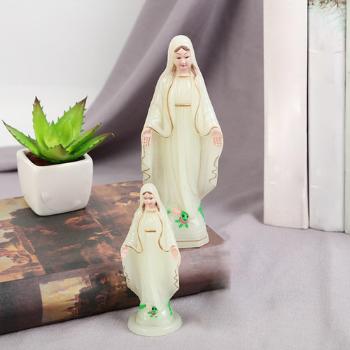 Figura Nórdica De La Santísima Virgen 15cm Luminoso