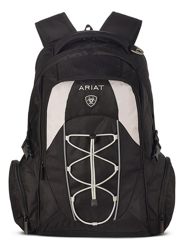 Mochila Unisex Ariat Con Logotipo Negro Y Gris